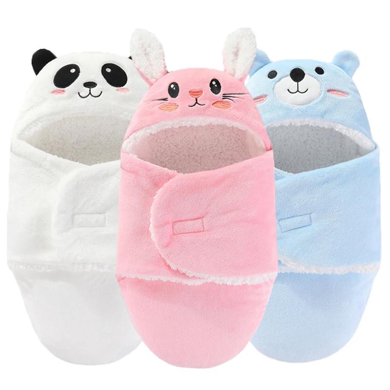 Sacs de couchage doux pour bébé, couvertures chaudes d'automne et d'hiver pour nouveau-né, cocon de