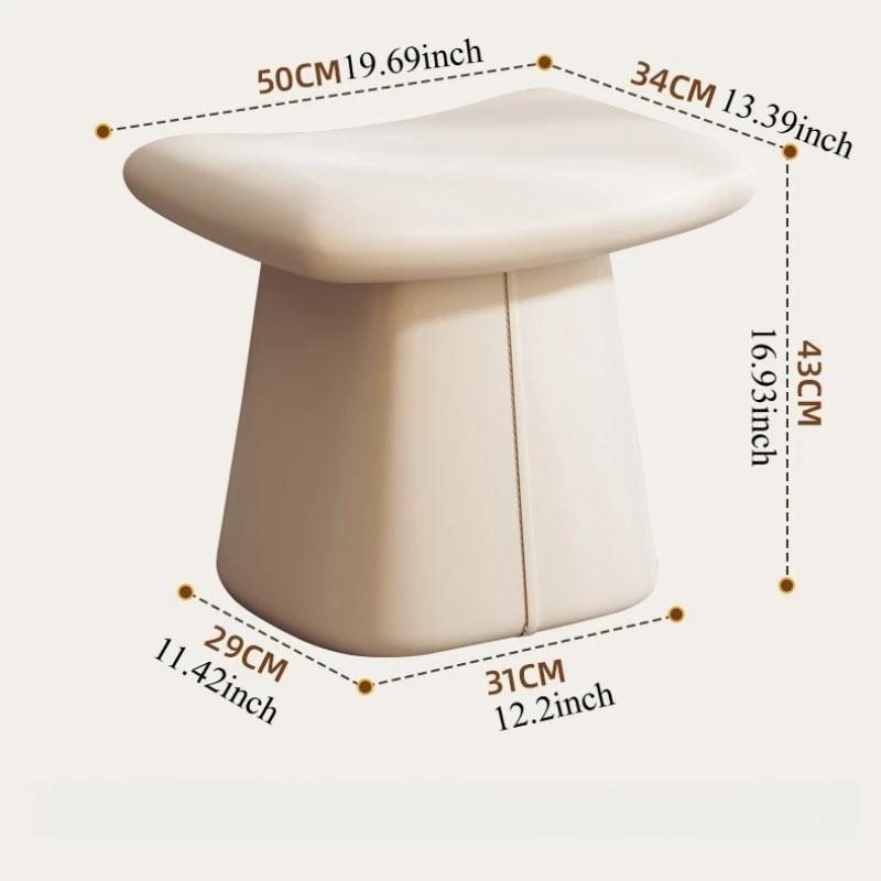 Tabouret de maquillage design, chaise de chambre à coucher, Nail Art, siège souple, sièges en cuir,