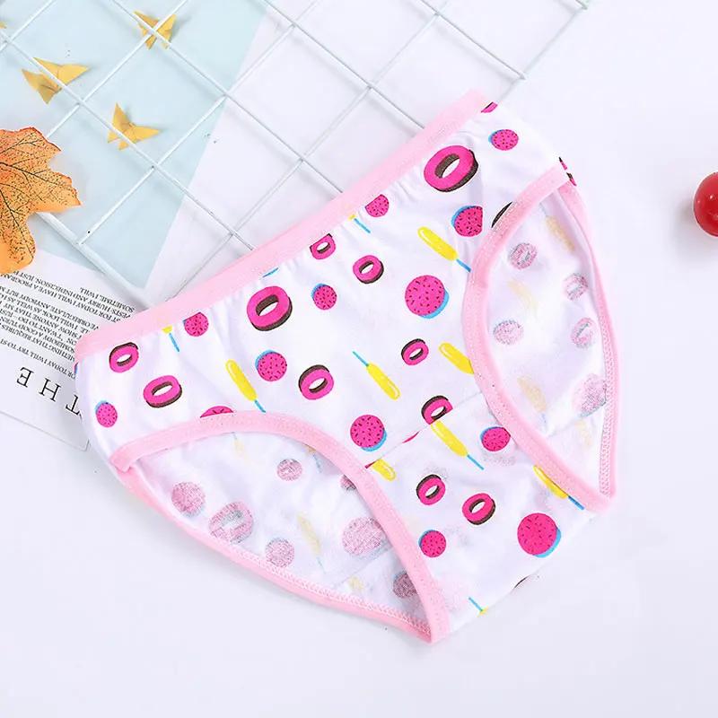 1/3/6/12 pièces 100% coton culottes ensembles filles enfants slips courts sous-vêtements pour enfant