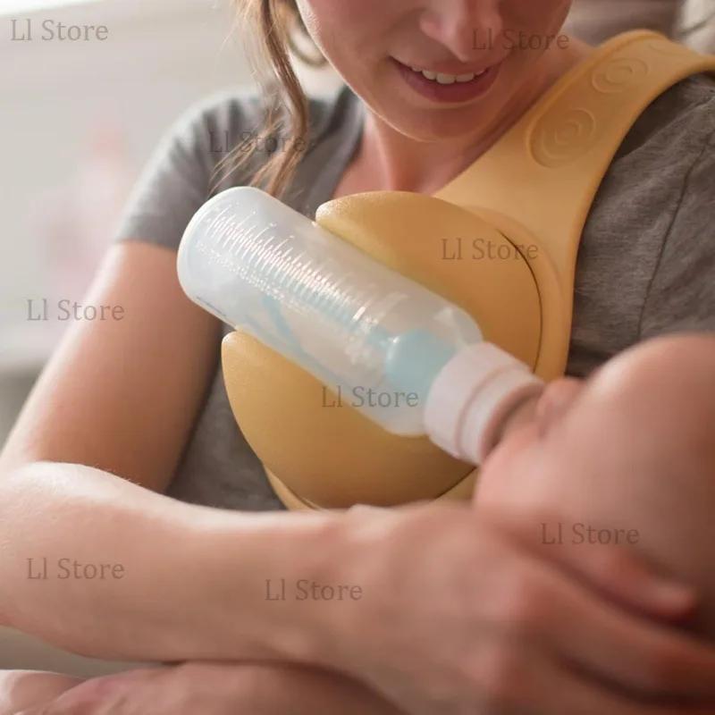 Porte-biberon en silicone mains libres, produit TV, porte-biberon à main gratuit