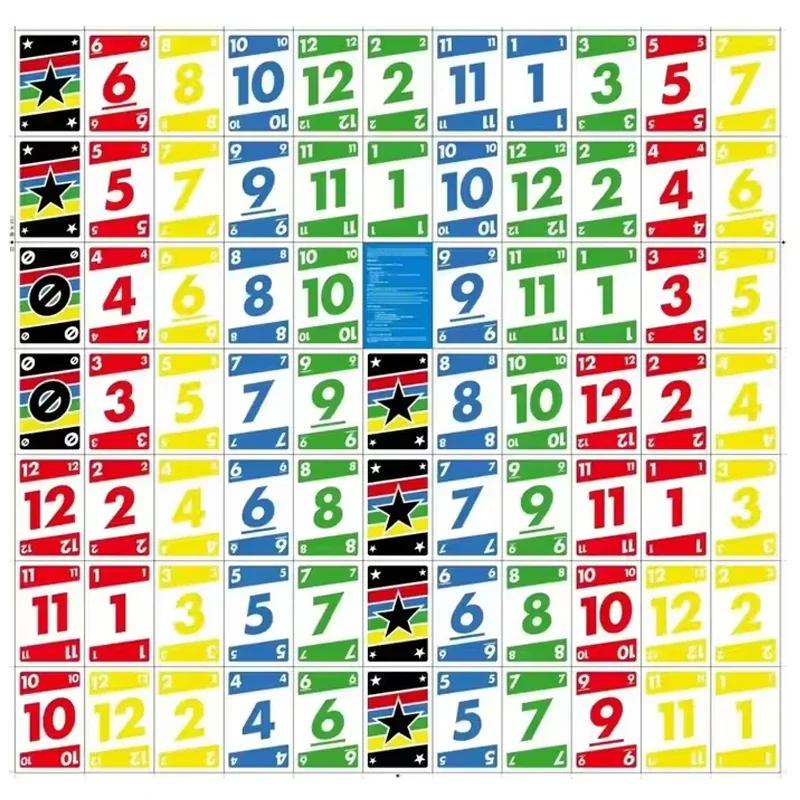 Nouvelle Phase 10 Kartenspiel, modèles de jouets multijoueurs amusants et amusants, carte de jeu de