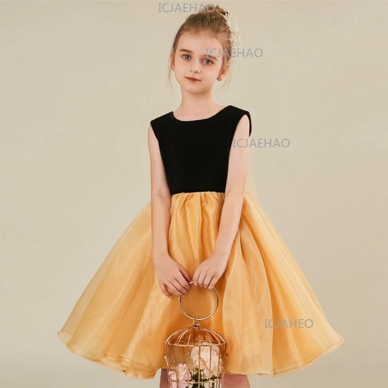 Robe de Soirée pour Filles 2026 : Robe de Cérémonie pour Violon, Piano, Mariage, Demoiselle d'honneu