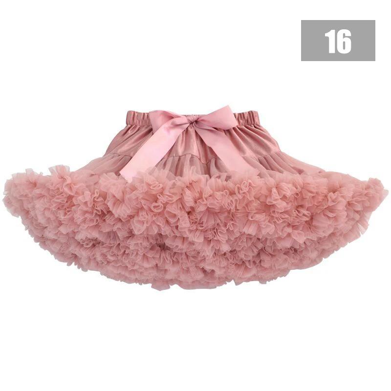 Femmes filles Tutu jupe fête moelleux sous-jupe femmes Ballet adolescente jupon fille princesse Tull