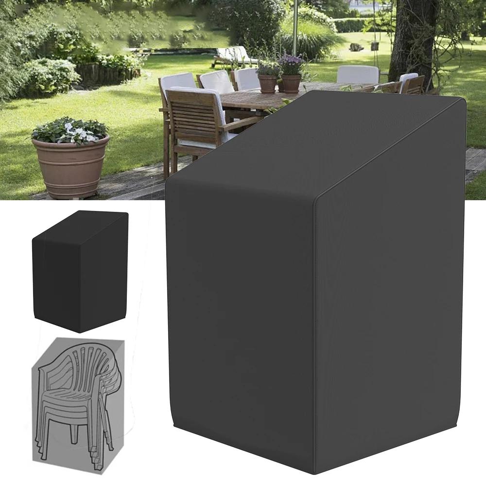 Housse anti-poussière pour chaise de Patio empilée, housse de protection pour meubles de Patio de ja