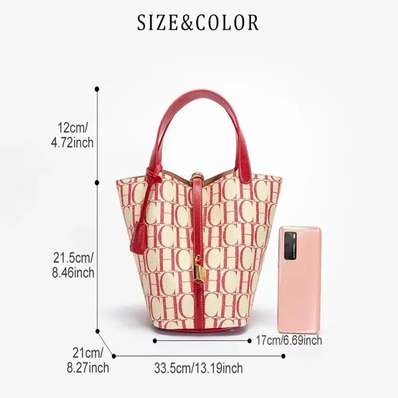 CH – sac à main de voyage de grande capacité pour femmes, marque de luxe, Texture de mode, lettre im