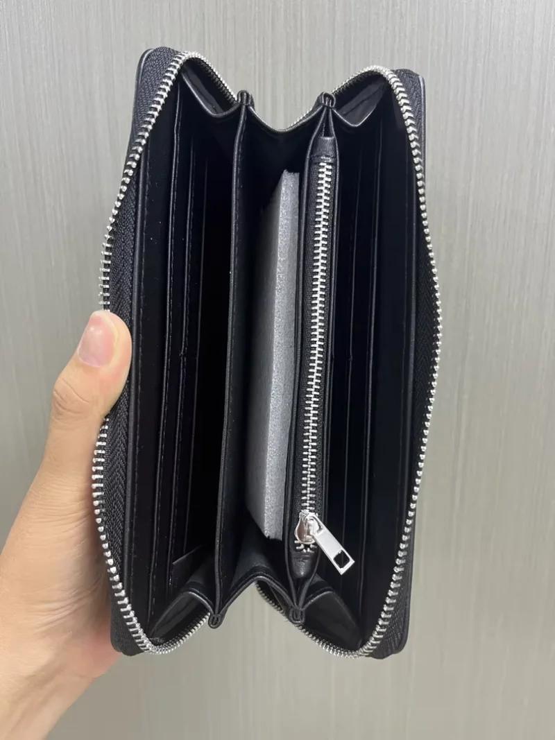 Portefeuille long Porter 2026, cadeau, vente flash, nouveau portefeuille fin en cuir de vachette pou