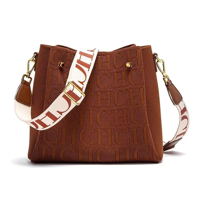 CH automne hiver classique sac à bandoulière marque tempérament à la mode décontracté grande capacit