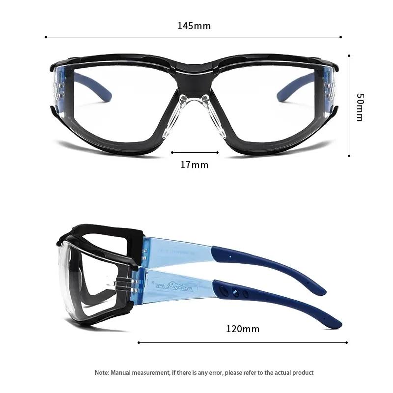 Lunettes de sécurité 2 pièces, lunettes de sport, protection des yeux, joint en mousse souple, lunet