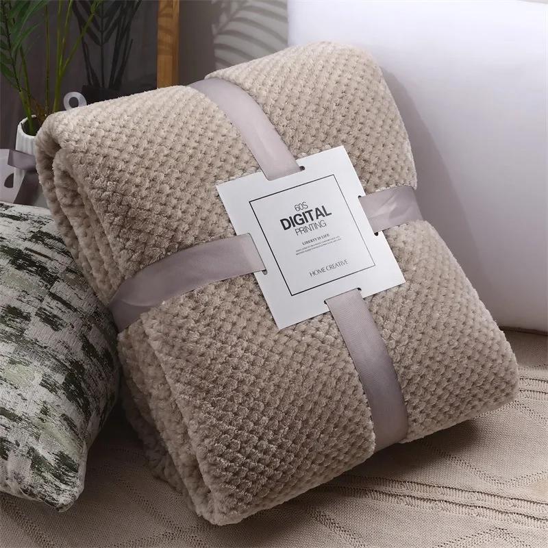 Couverture épaisse en molleton doux pour bébé, couette pour nouveau-né, lange d'emmaillotage, access