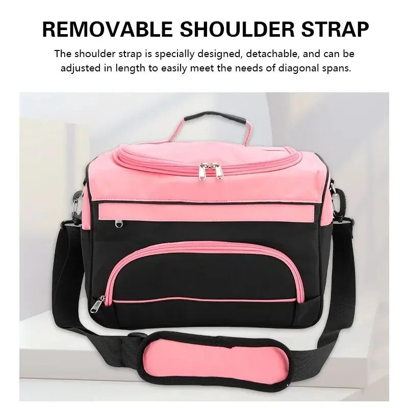 Sac de maquillage Portable pour Salon de tatouage d'ongles, mallette de rangement étanche, organisat
