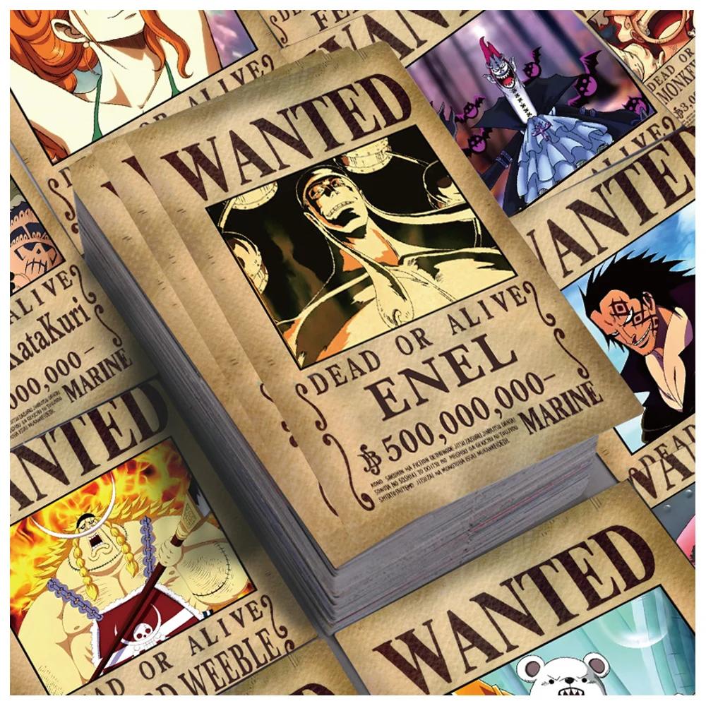 10/30/56 pièces Anime une pièce recherché affiches autocollants dessin animé décalcomanies Cool ordi