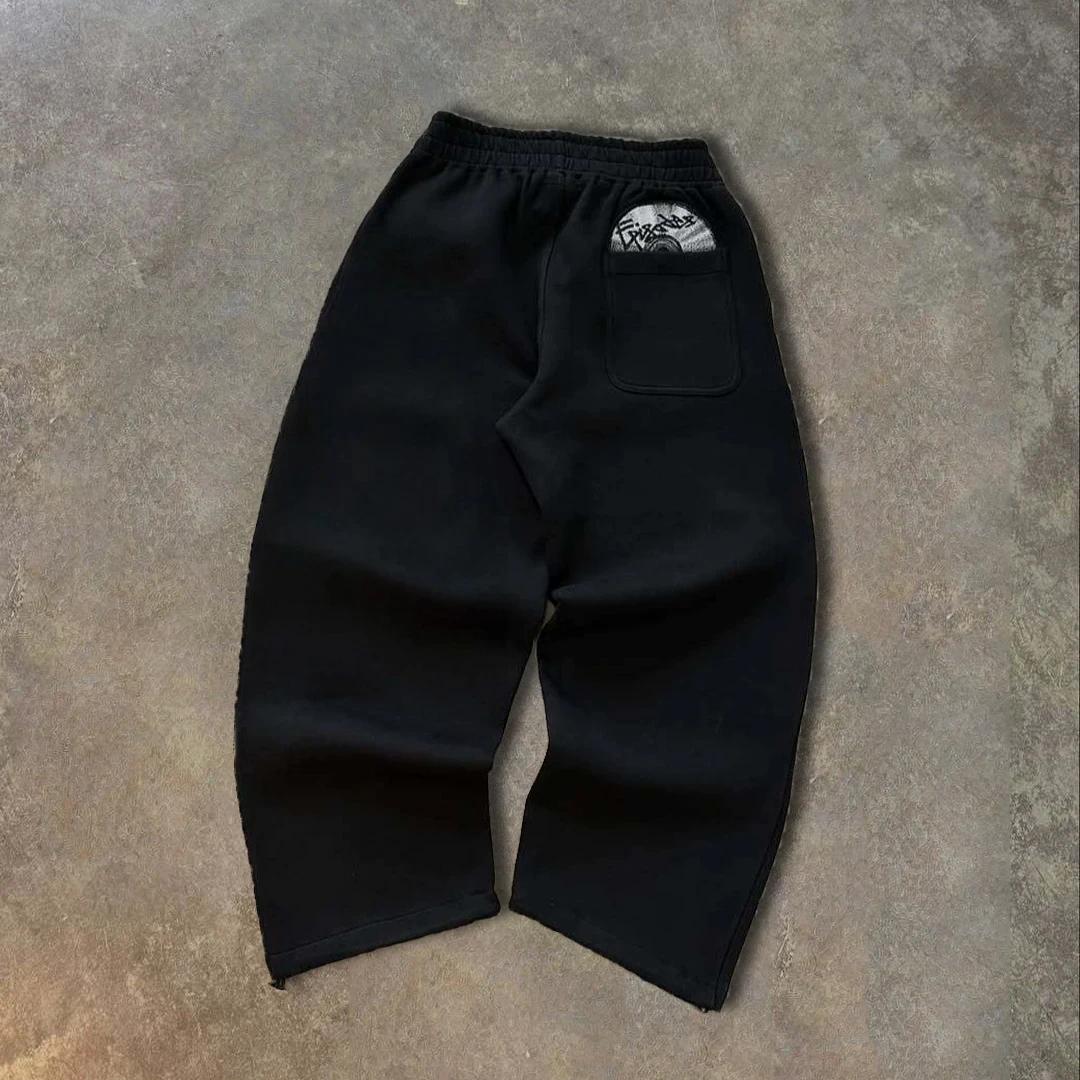 Pantalon de survêtement brodé Style de rue à la mode automne hiver pantalons décontractés personnali