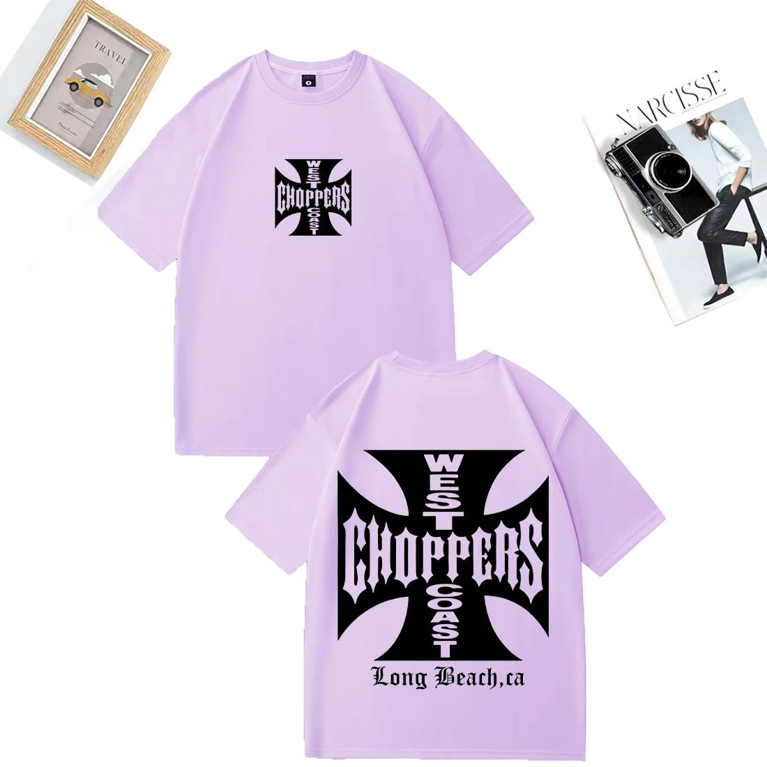 Chemise Paul Walker West Coast Choppers pour hommes et femmes, t-shirt vintage ample en coton à manc