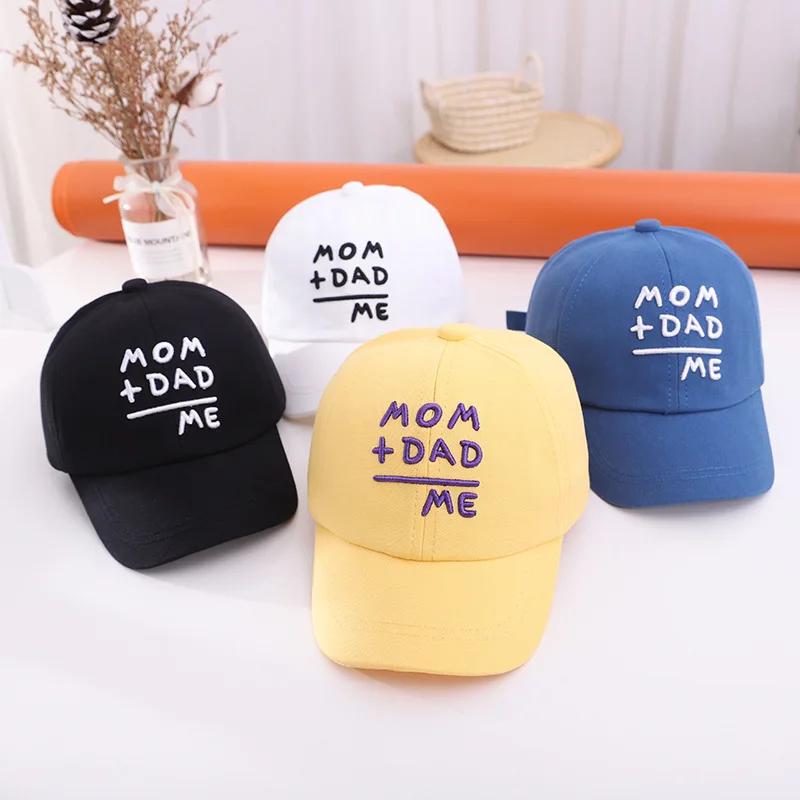 Casquette de baseball pour bébé, couleur unie, réglable, en coton, avec visière, pour enfants, garço