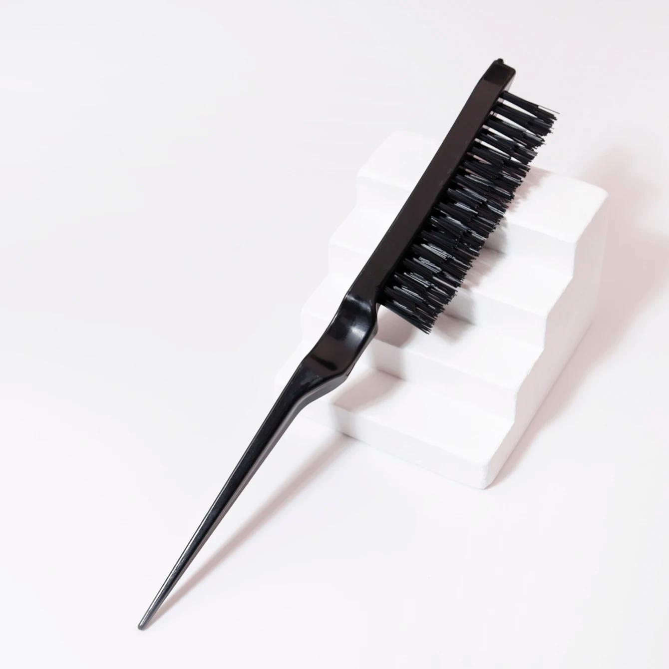 Brosse à queue de Rat 1/7 pièces, pour le peignage du dos, le volumisation des racines et le Massage