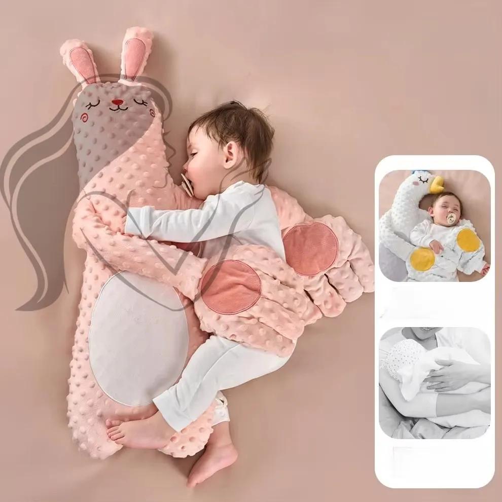 Oreiller de couchage pour bébé, poupée de tapotement pour nouveau-né, avec paume apaisante, télécomm