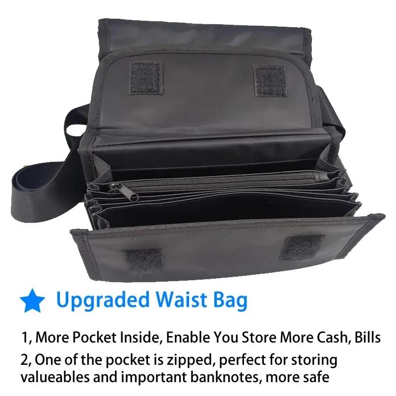 Créatif Portable stockage de pièces de monnaie Multi poches Euro portefeuille taille sac 8 fentes Eu