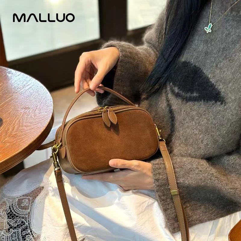 Sac à main en cuir de vachette véritable pour femme, sac à bandoulière pour femme, haute qualité, de