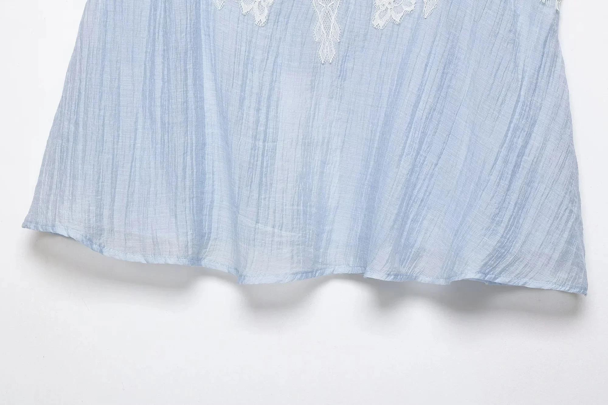 KONDALA Ensemble Jupe Chic et Sexy pour Femme, Haut Caraco en Dentelle et Jupe Longue Droite, Tendan
