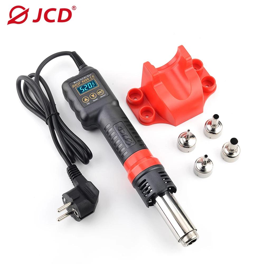 JCD 8208 pistolet thermique Micro Station de soudage 750W pistolet à Air chaud LCD sèche-cheveux num