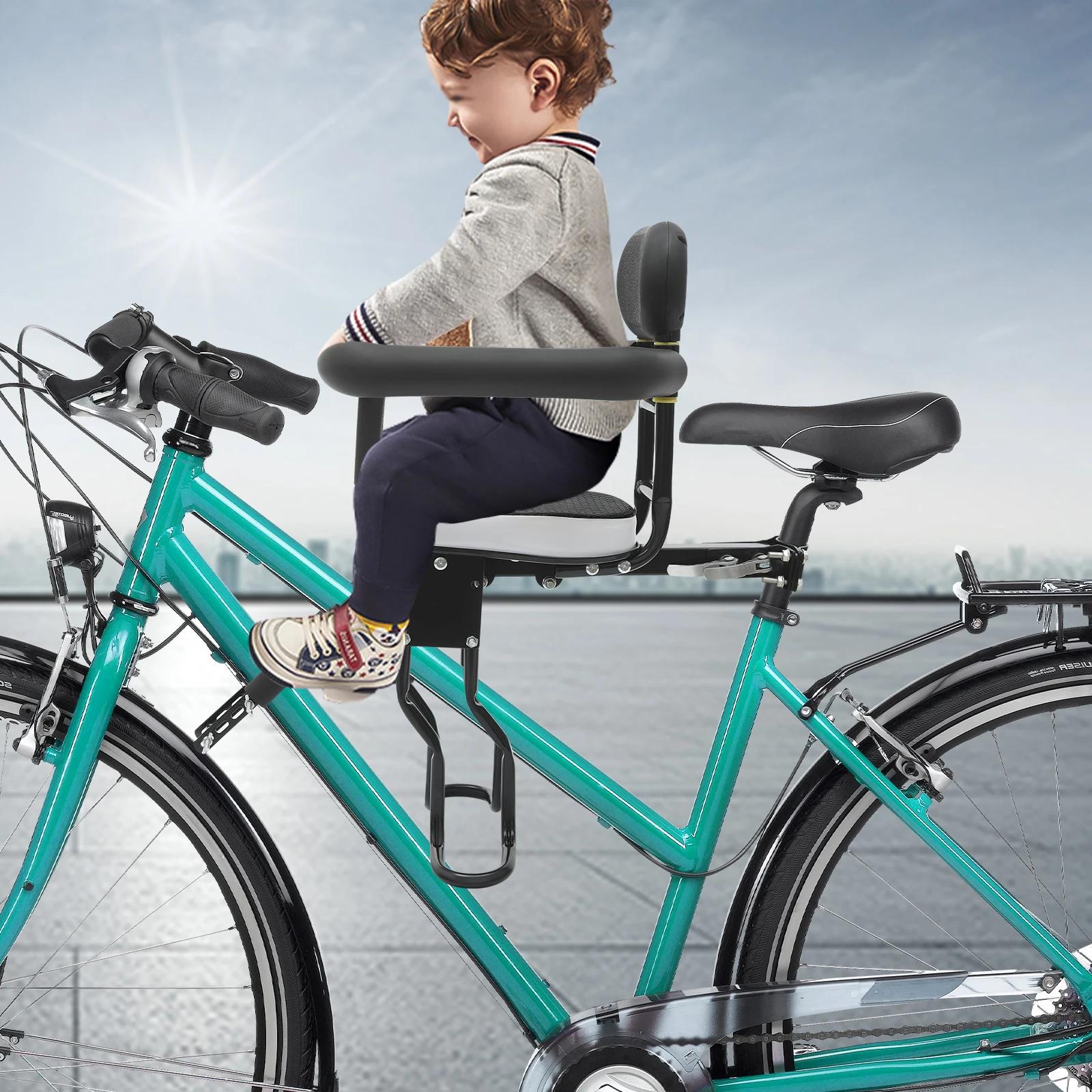 Siège de vélo pour enfant à fixation avant, siège enfant à deux points de fixation, siège avant amov