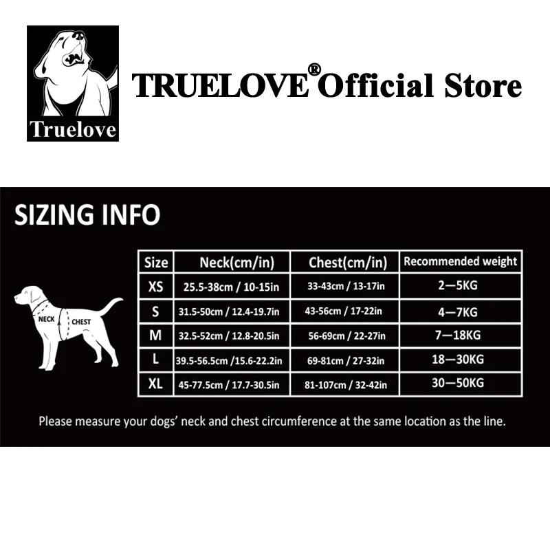 Truelove harnais pour animaux de compagnie petit moyen grand chien fendu mode extérieur livraison di