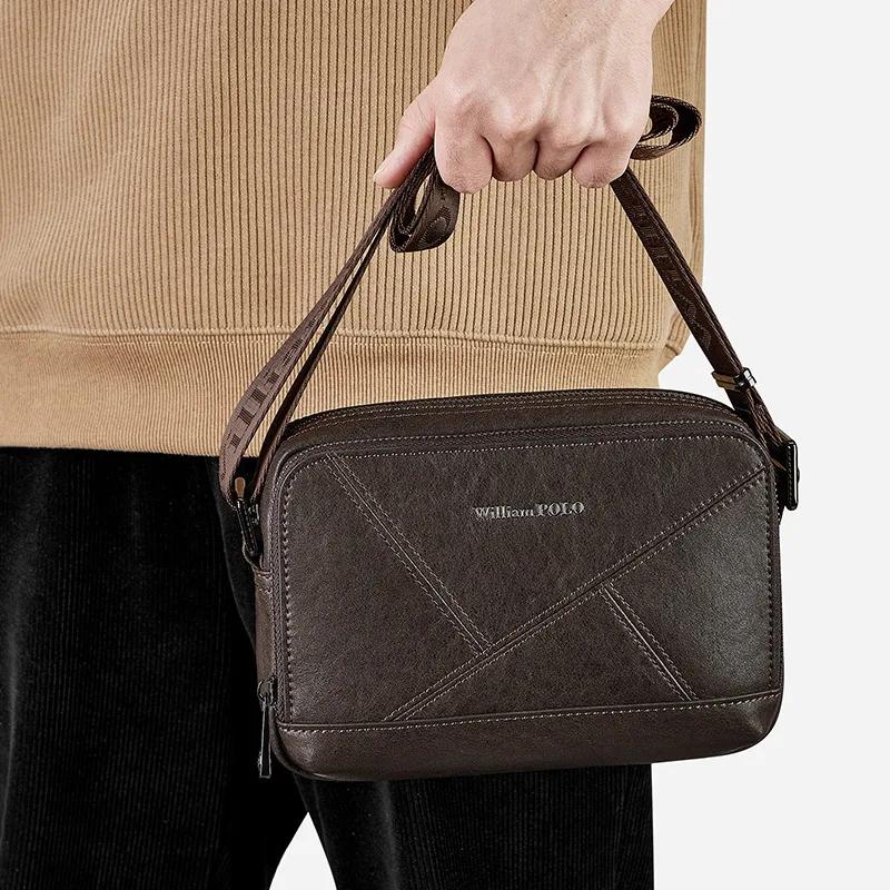 Sac à bandoulière décontracté pour hommes, petit sac à dos personnalisé, sac fourre-tout multifoncti