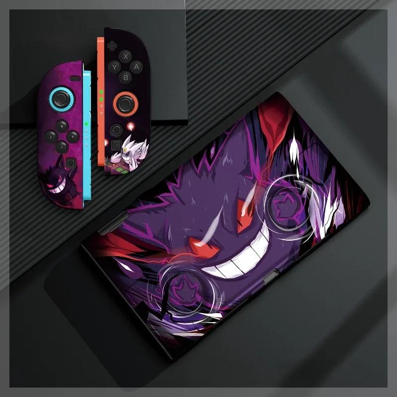 Étui Gengar de dessin animé pour Console de jeu Nintendo Switch 2/NS Oled, conception de Type fendu