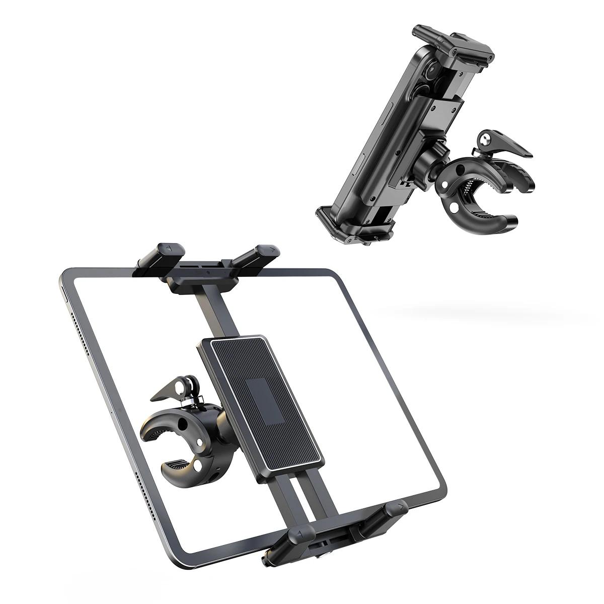 Support pour téléphone et tablette pour tapis roulant/vélo à ardillon/poussette/chaîne roulant/chari