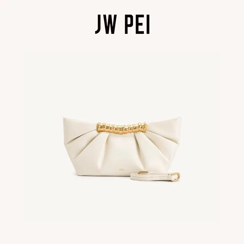 JW PEI pochette, métal, plissé, sac boulette, sac de soirée sophistiqué, sac à bandoulière, sac à ma