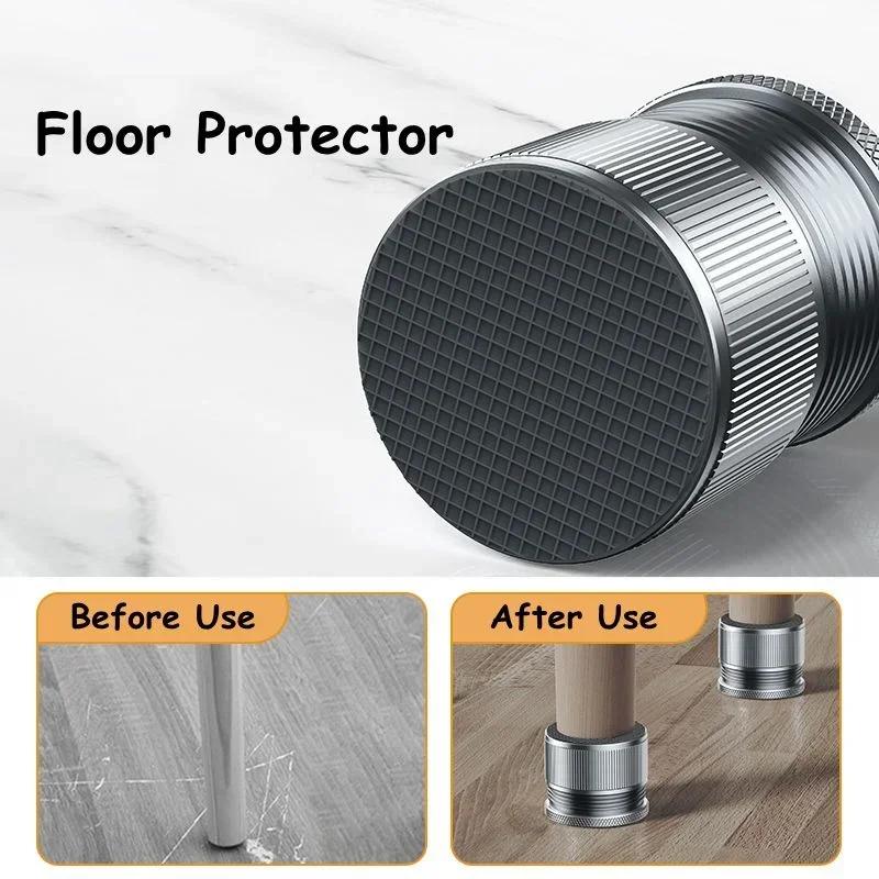 Eary 2/4 pièces meubles en métal jambe Booster Pad lit Riser hauteur réglable canapé pieds protecteu