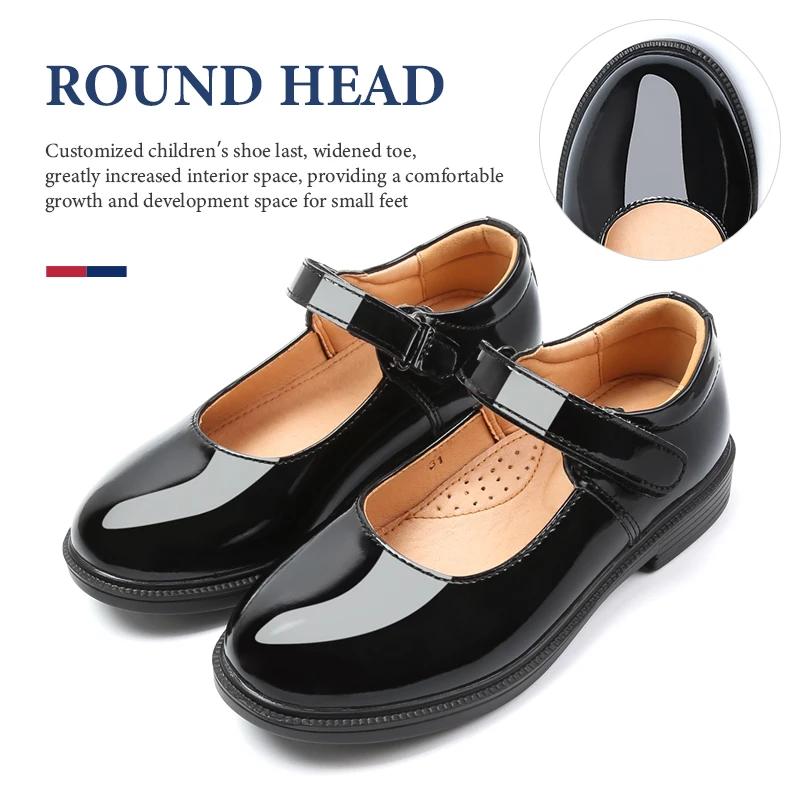 Chaussures de Performance en Cuir Souple et Astronomique pour Fille et Enfant, Style Britannique Mar