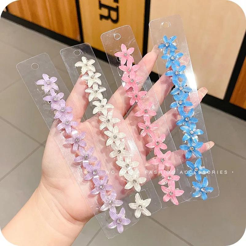 Épingles à cheveux princesse pour filles, 10 pièces, nouvelle fleur, jolie boucle, couvre-chef pour