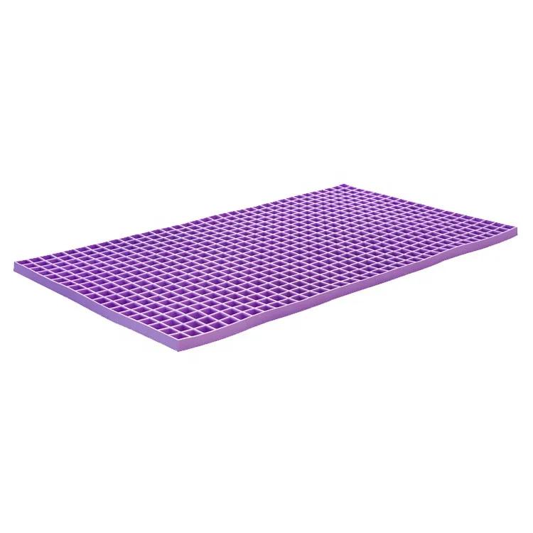 Surmatelas de lit de refroidissement en Silicone, grille de Gel TPE élastique polymère personnalisée