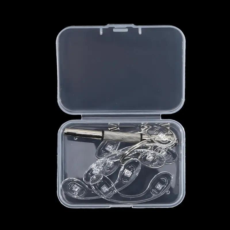 Plaquettes nasales confortables en Silicone en forme de U, Kits de réparation pour lunettes, accesso