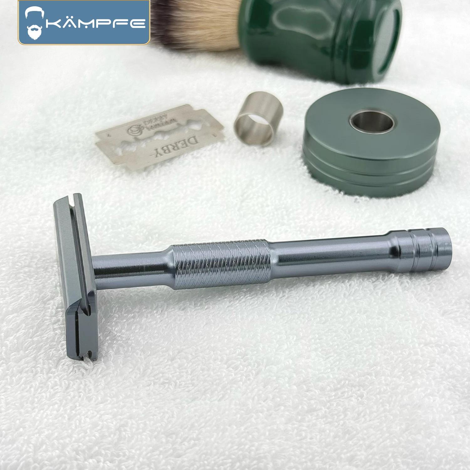 KAMPFE A99 Attack 30 ° Rasoir de sécurité double face en alliage d'aluminium gravé CNC à angle de