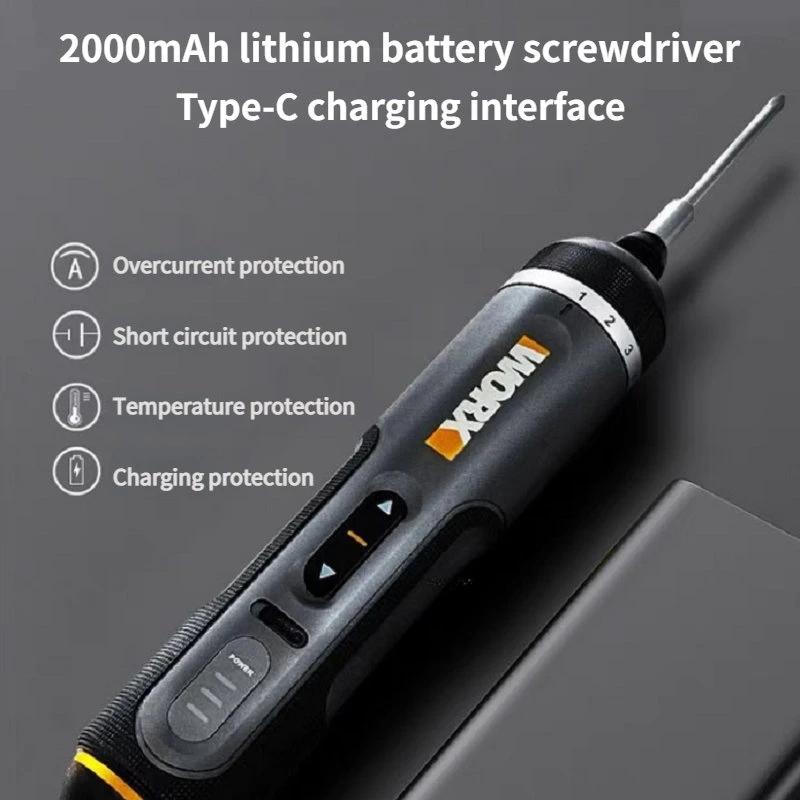 Worx 4V Mini jeu de tournevis électriques WX242 WX241 WX240 tournevis électriques sans fil intellige