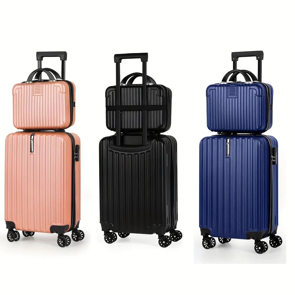 Ensemble de bagages 2 pièces comprenant un sac de voyage cabine, une valise de 20 pouces et un sac à