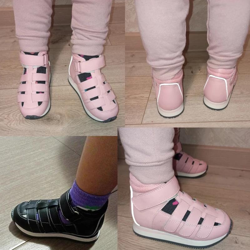 Chaussures en cuir véritable pour enfants, sandales pour tout-petits, chaussures de luxe pour enfant