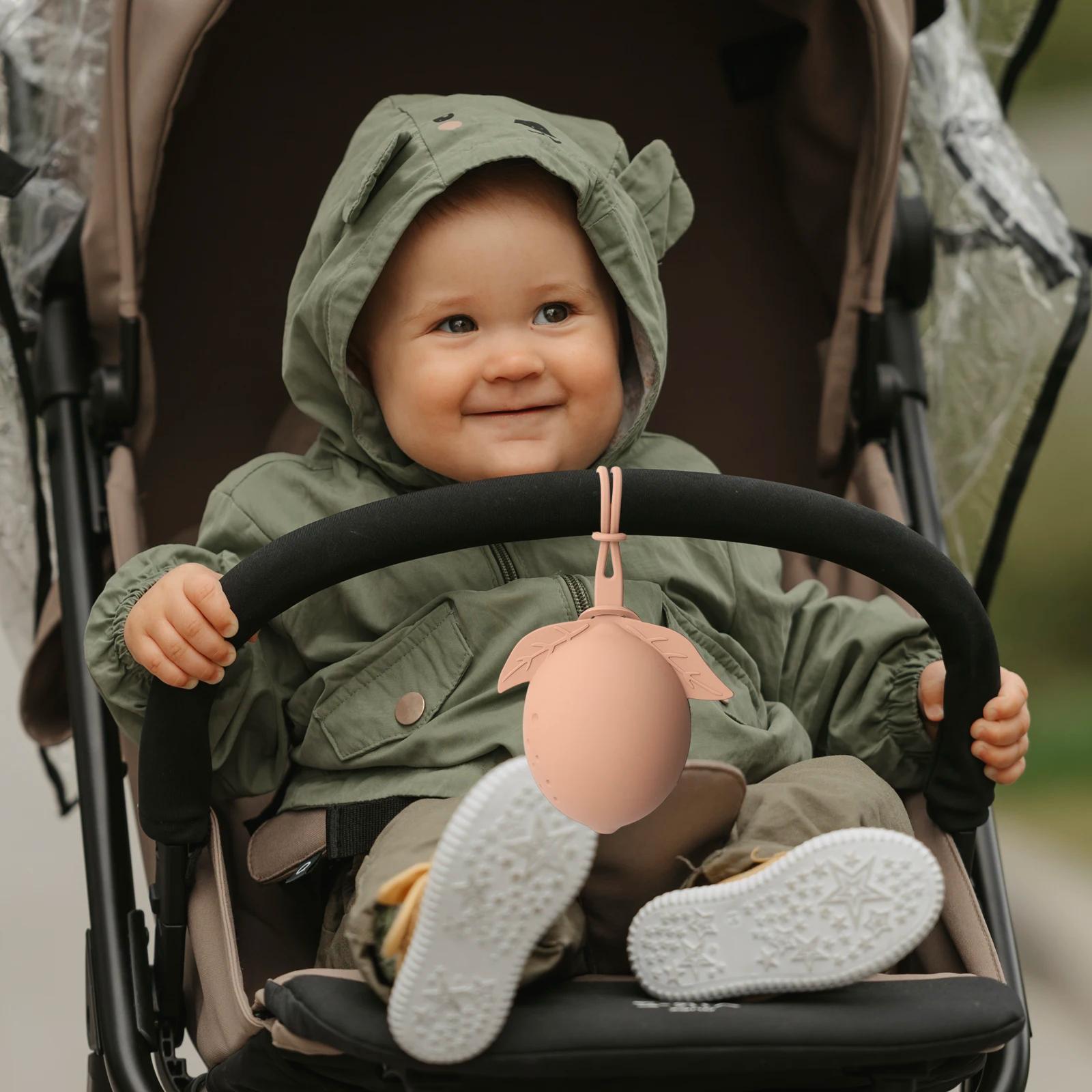 1 pièces mallette de rangement de sucette en Silicone pour bébé, conteneur de sucette au citron de c