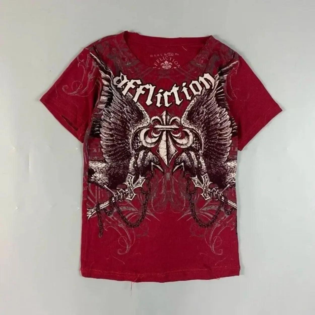 T-shirt d'été pour hommes européens et américains, nouveau modèle, imprimé crâne gothique, doux et r