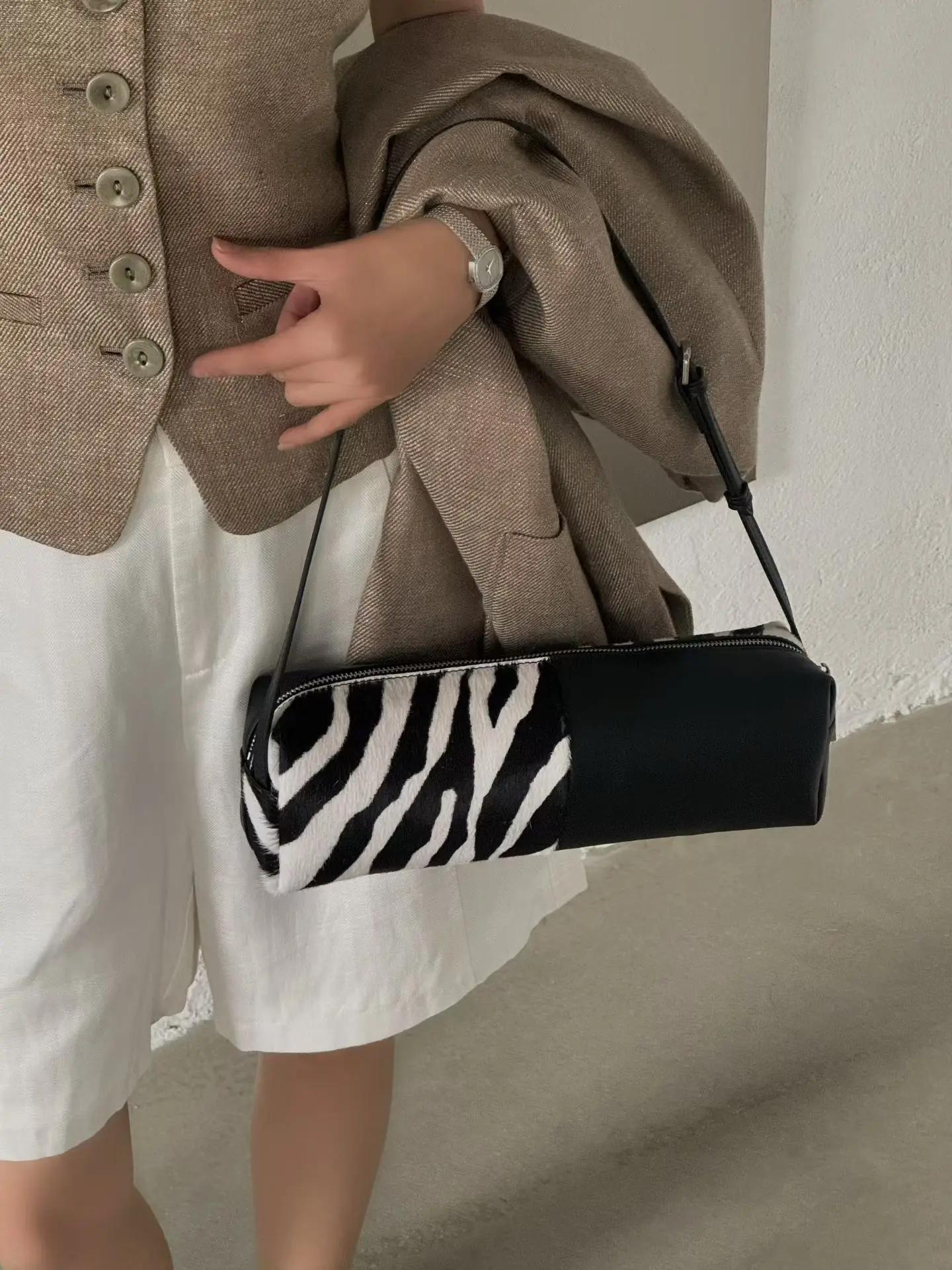 Sac à bandoulière et à main cylindrique pour femme FIRMRANCH 2026, nouvelle collection printemps, im