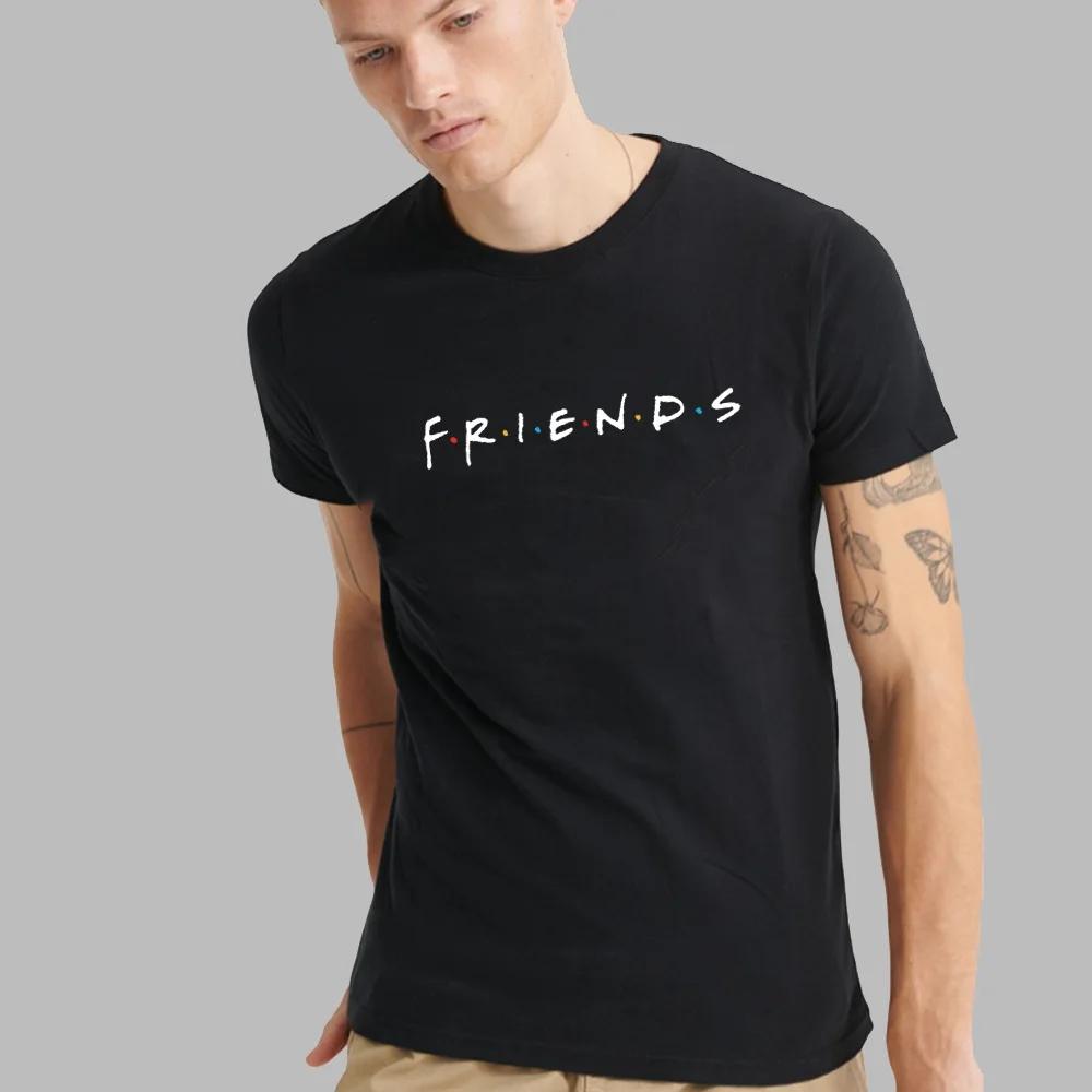 T-shirt à manches courtes et col rond pour hommes, haut imprimé Friends 152, streetwear décontracté,