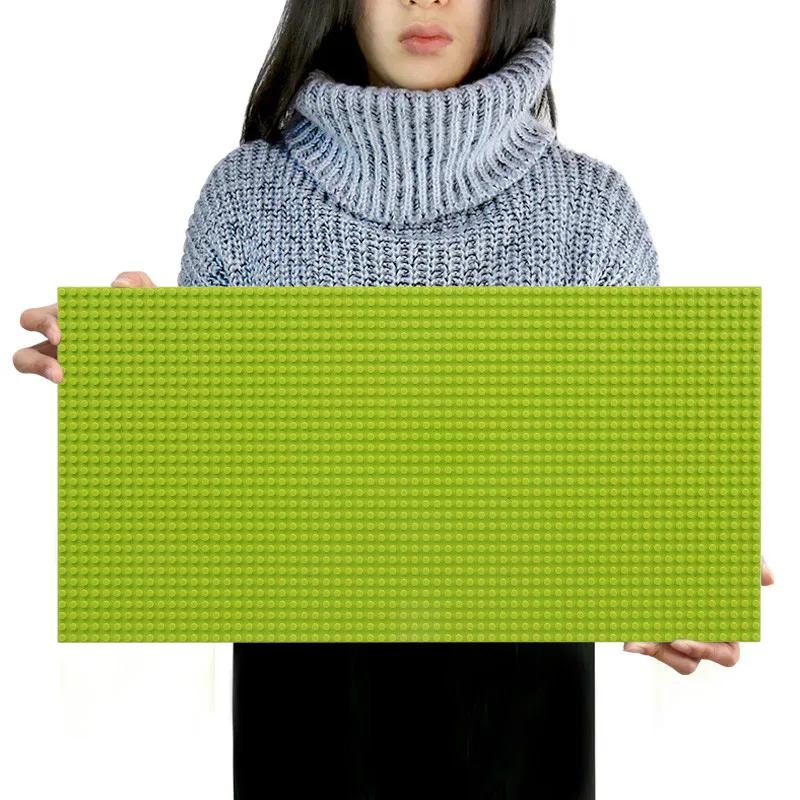 Panneau mural de blocs de construction 32x64 points, plaque de base en brique créative DIY Compatibl