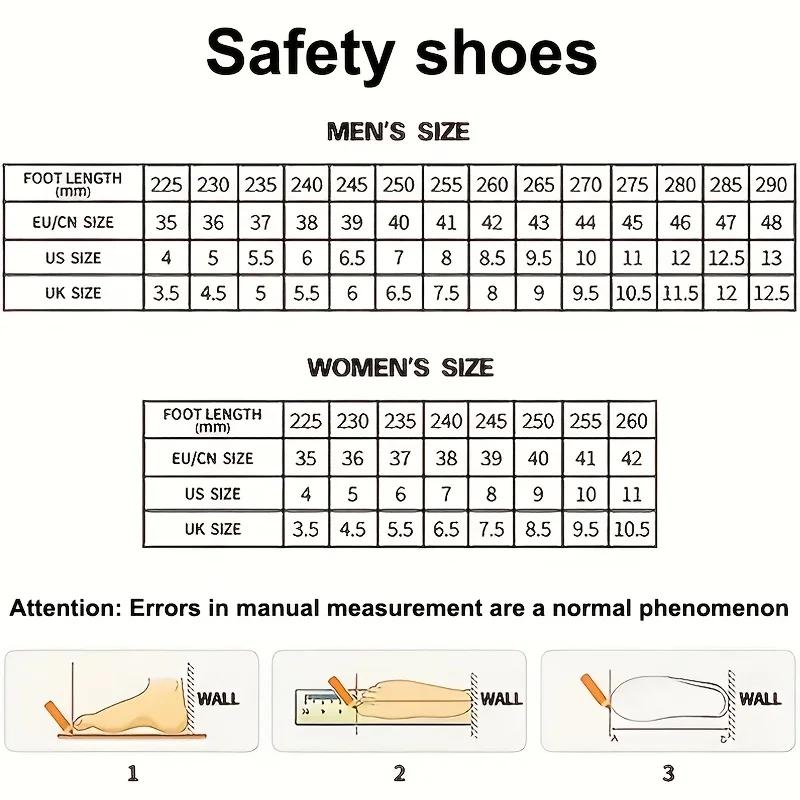 Chaussures de sécurité décontractées basses 2026 pour hommes et femmes, chaussures de protection, ch