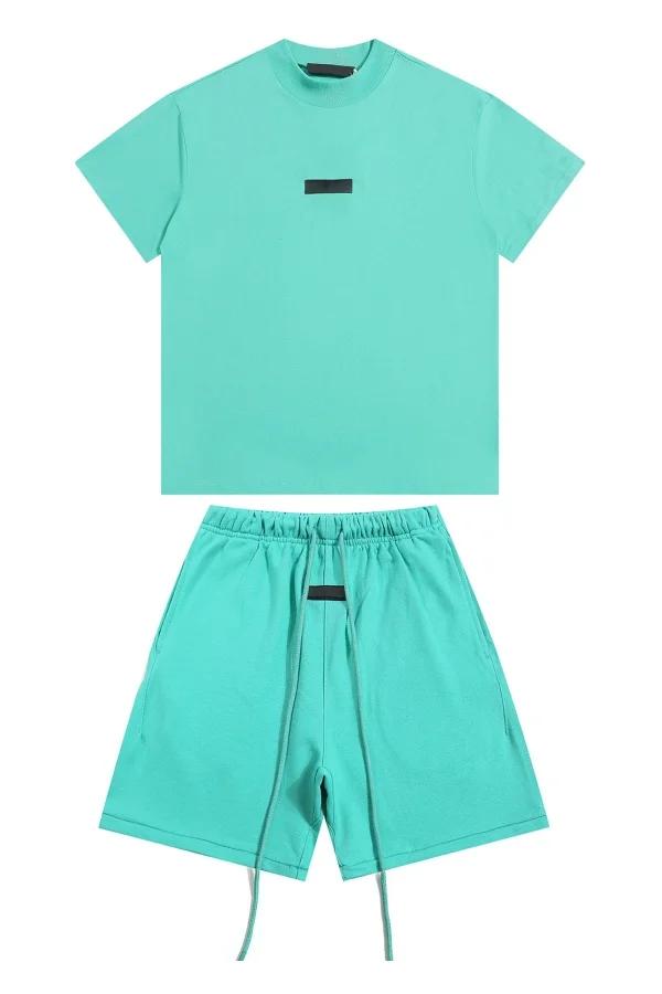 Ensemble T-shirt et short tendance pour homme et femme, collection The Garden, nouvelle coloration,