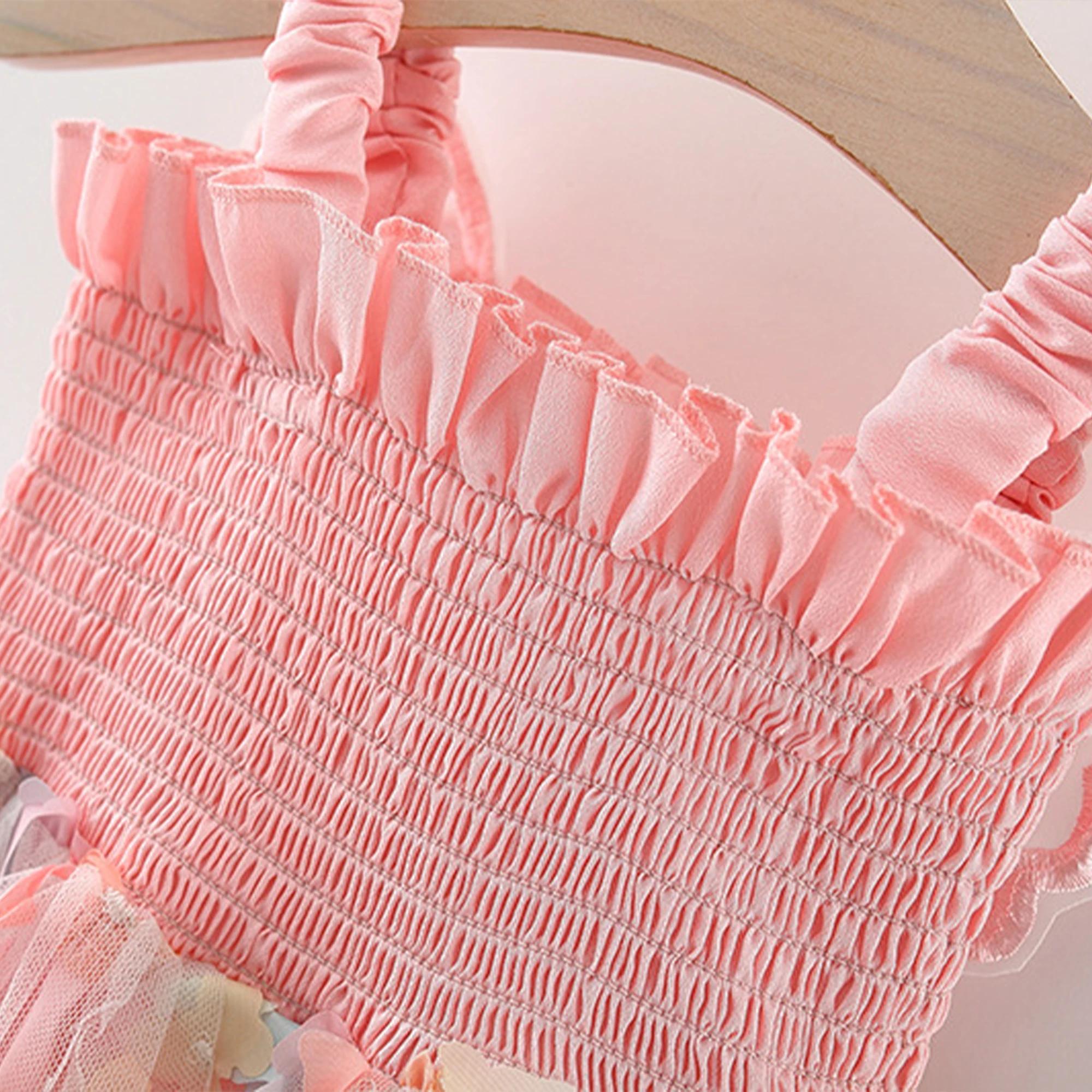 Robes de soirée d'anniversaire pour petites filles, vêtements d'été avec ailes de papillon, Costume