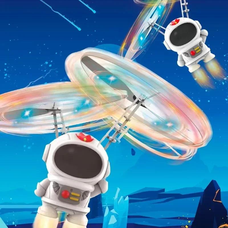 Drone robot volant Shoous droiting pour enfants, avion, drone solitaire à la main, jouets d'extérieu
