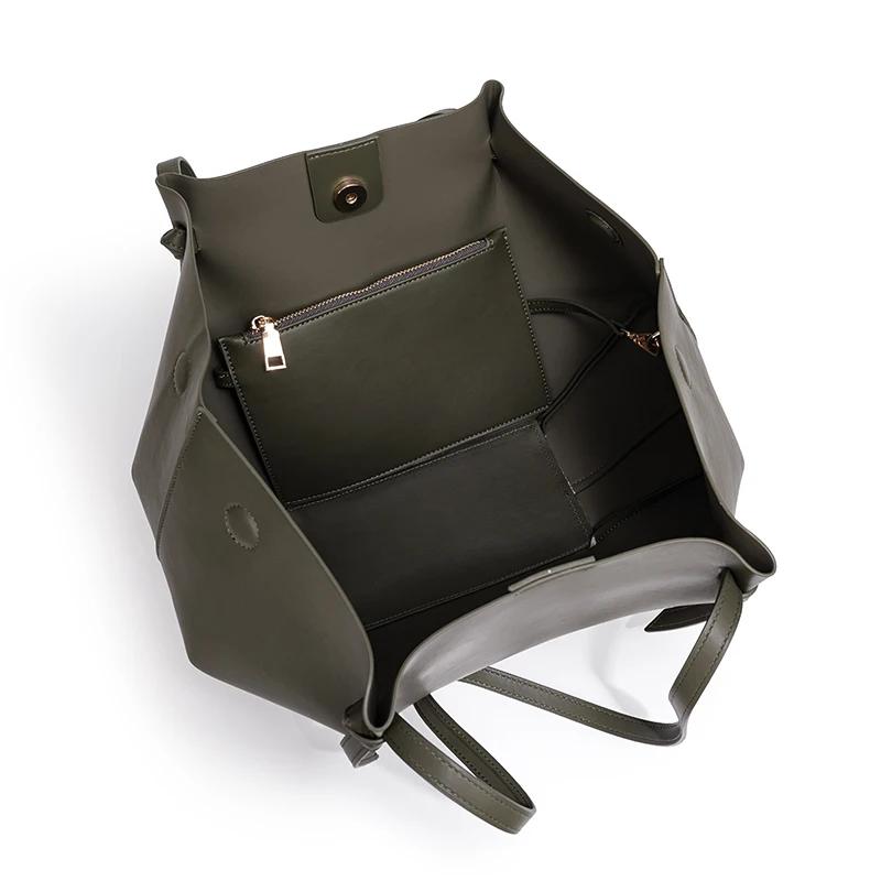 Sac fourre-tout pour femme de grande capacité, sac à main à bandoulière plissé doux avec un petit sa