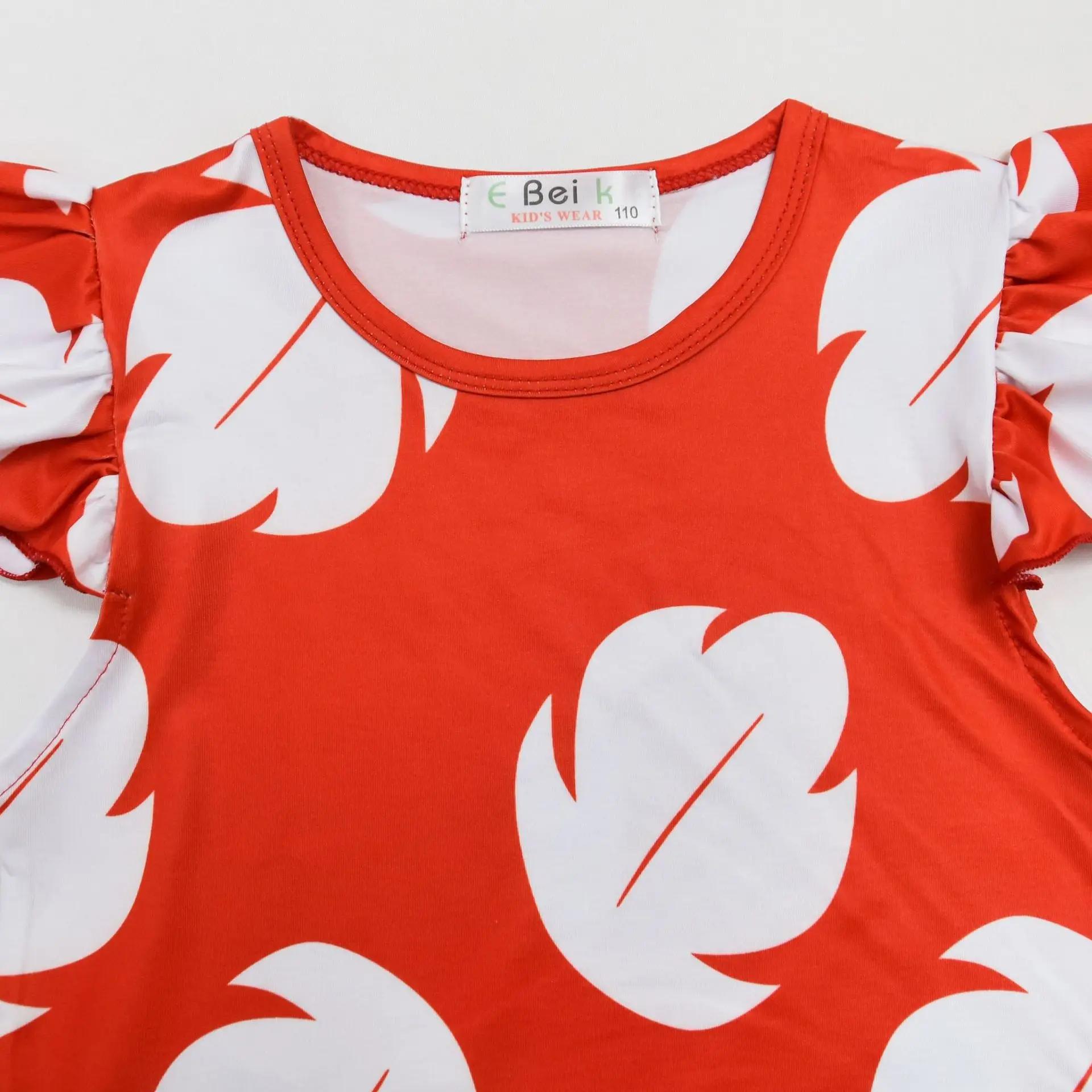 Robe de Costume Disney Lilo & Stitch pour petites filles, Cosplay hawaïen, été, feuilles d'érable bl
